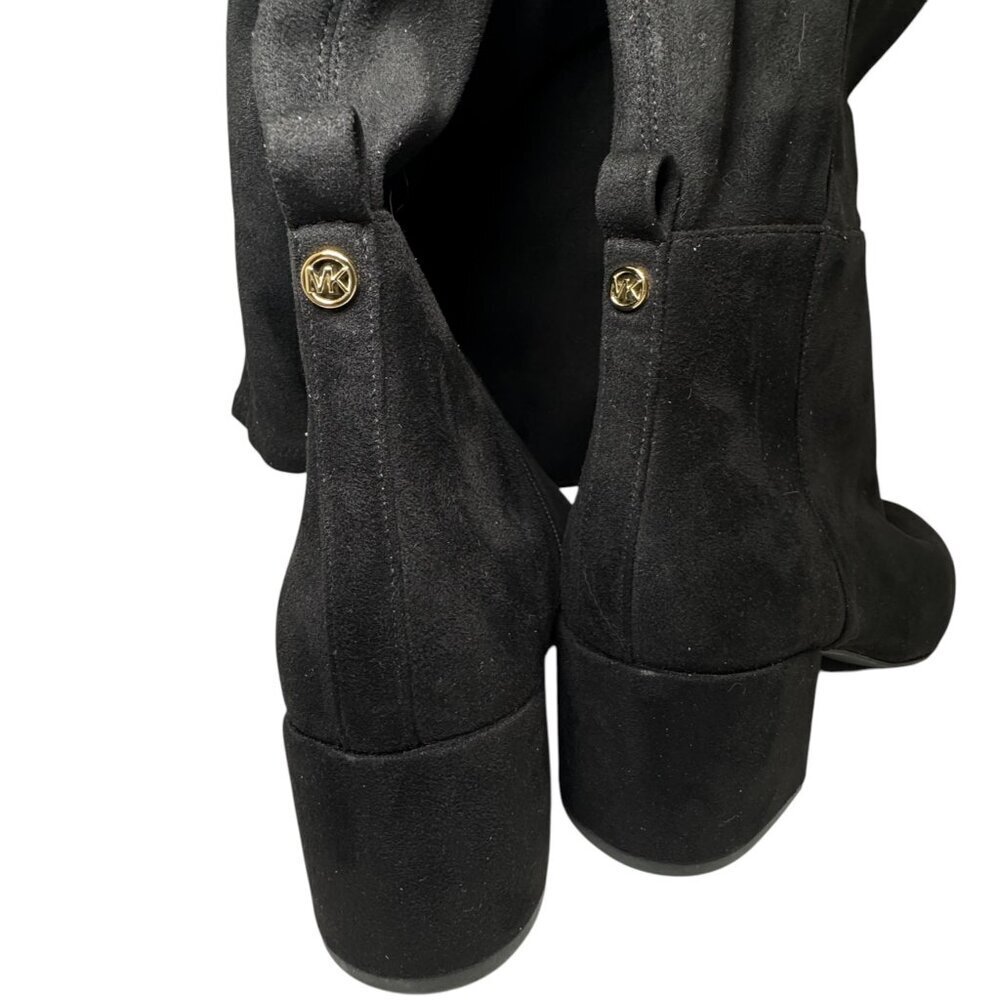 Michael Kors Braden OTK Over Knee Boot‎ Black Faux Suede Women’s Size 10 NEW - Picture 4 of 8